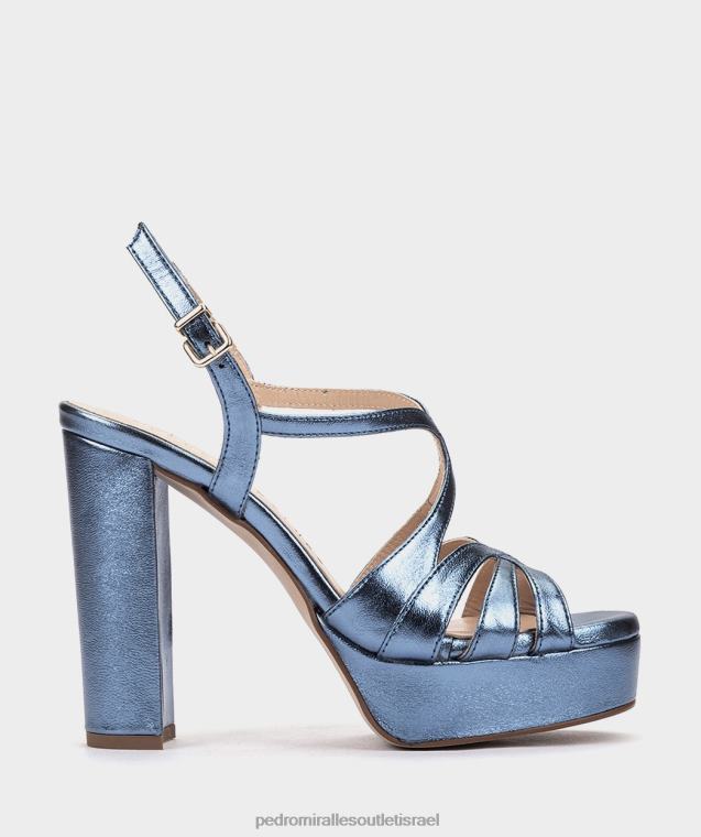 נשים Pedro Miralles נאפה מתכת בריל מלאווי סנדלי עקב FBRF4113