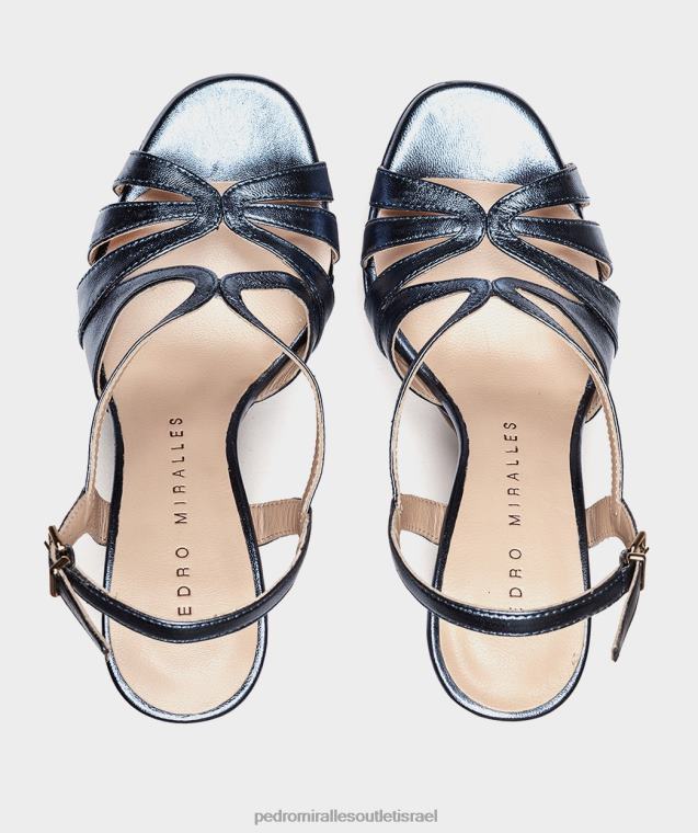 נשים Pedro Miralles נאפה מתכת בריל מלאווי סנדלי עקב FBRF4113