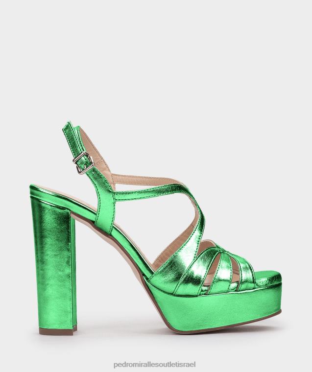 נשים Pedro Miralles נאפה מתכת אגאטה מלאווי סנדלי עקב FBRF4115