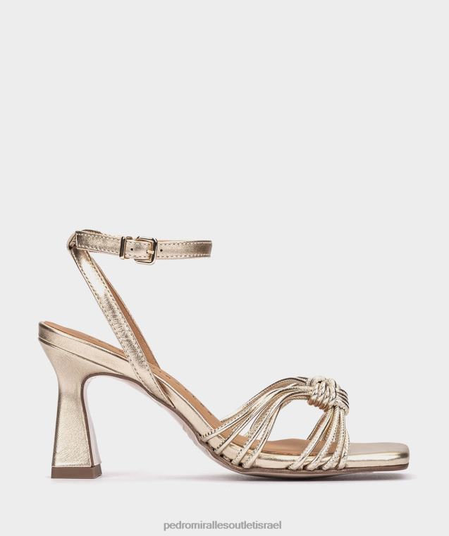 נשים Pedro Miralles נאפה מתכת פלטינו סנטה מוניקה סנדלי עקב FBRF4119