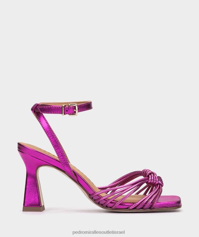נשים Pedro Miralles נאפה קטון מתכת סנטה מוניקה סנדלי עקב FBRF4121