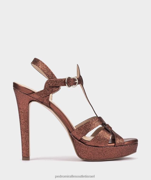 נשים Pedro Miralles ברונזה סופר בהיר קופנהאג סנדלי עקב FBRF4123