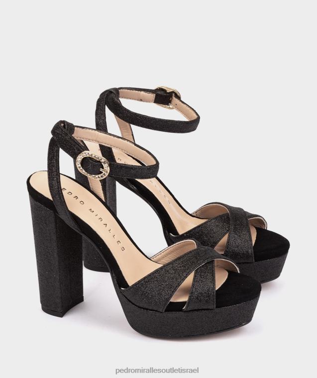 נשים Pedro Miralles כושי סופר מבריק מונפלייה סנדלי עקב FBRF4125