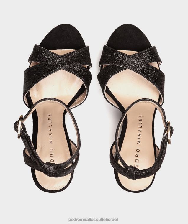נשים Pedro Miralles כושי סופר מבריק מונפלייה סנדלי עקב FBRF4125