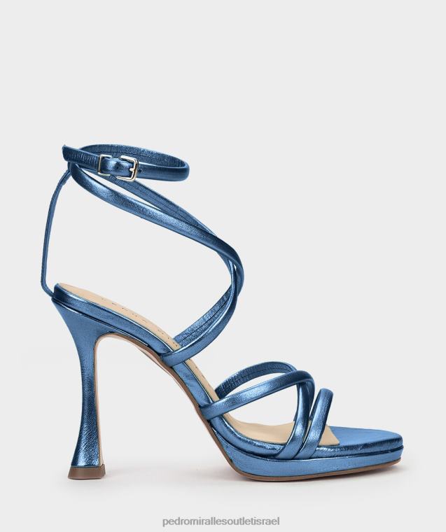 נשים Pedro Miralles נאפה מתכת בריל לאס וגאס סנדלי עקב FBRF4151