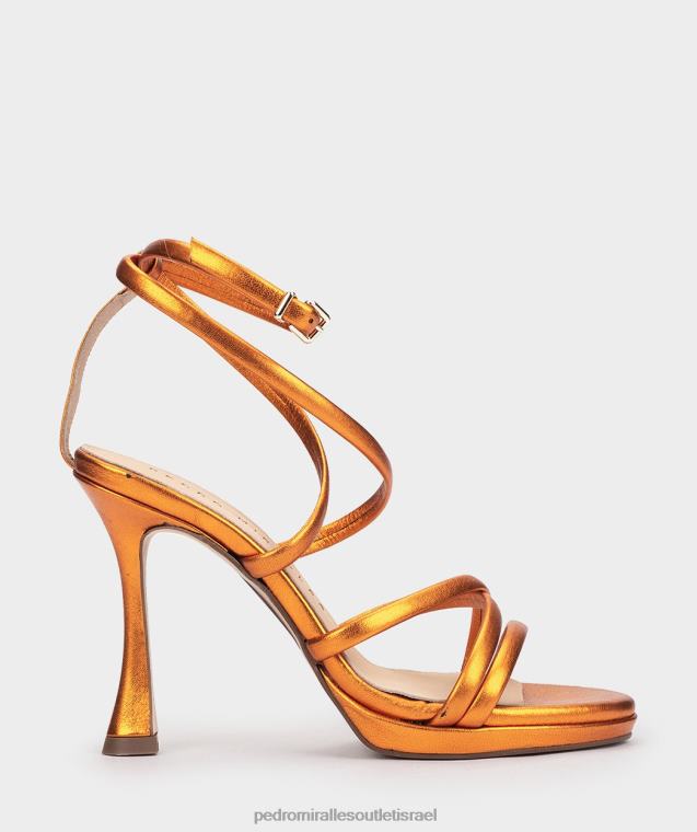 נשים Pedro Miralles נאפה מתכת נאטרון לאס וגאס סנדלי עקב FBRF4153