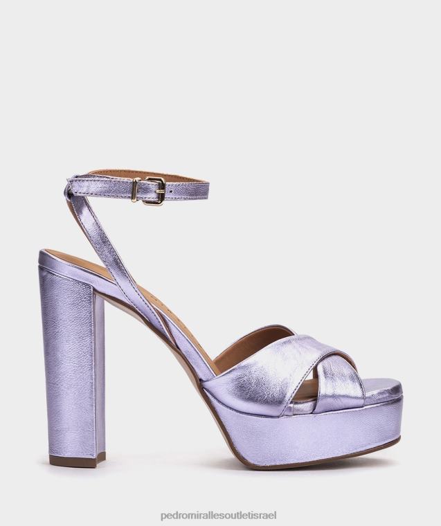 נשים Pedro Miralles נאפה מתכת לילה מונפלייה סנדלי עקב FBRF418