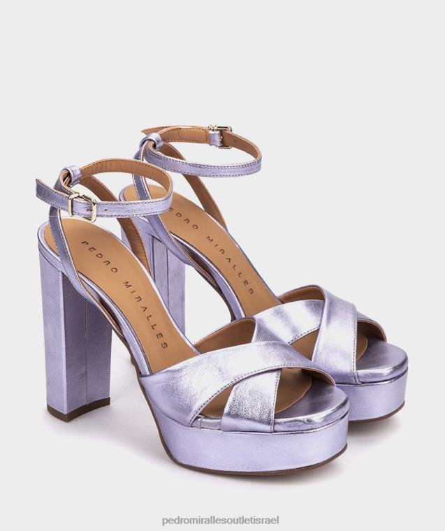 נשים Pedro Miralles נאפה מתכת לילה מונפלייה סנדלי עקב FBRF418