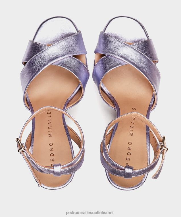 נשים Pedro Miralles נאפה מתכת לילה מונפלייה סנדלי עקב FBRF418