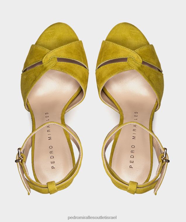 נשים Pedro Miralles אמלפי ליים גנדיה סנדלי עקב FBRF423