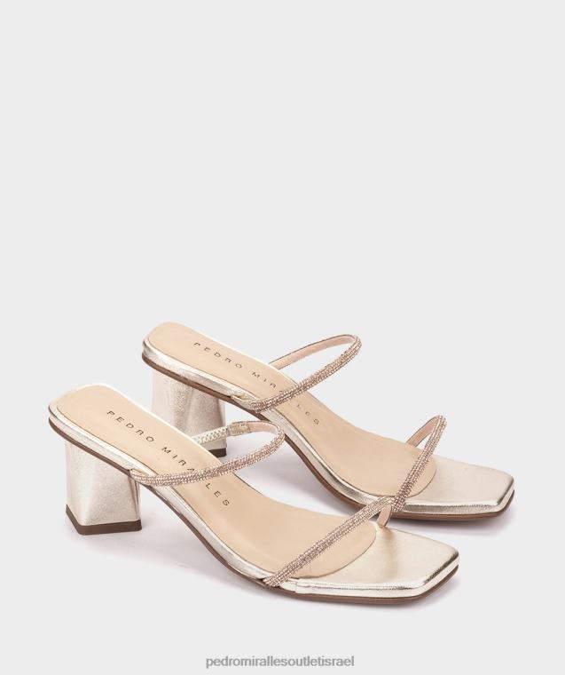 נשים Pedro Miralles נצנצים פלטינו לוסיל סנדלי עקב FBRF42