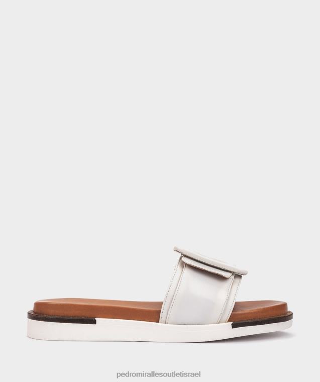 נשים Pedro Miralles ונציה בלנקו מרסלה סנדלים שטוחים FBRF4310