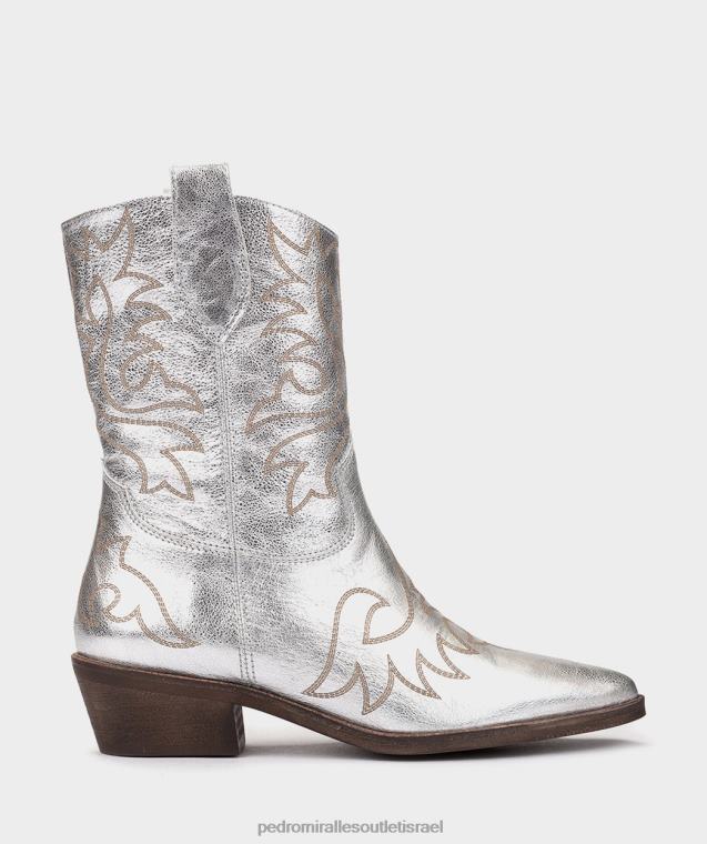 נשים Pedro Miralles פלטה מתכת קריסטל וירג'יניה מגפי קרסול FBRF4358