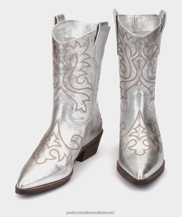 נשים Pedro Miralles פלטה מתכת קריסטל וירג'יניה מגפי קרסול FBRF4358