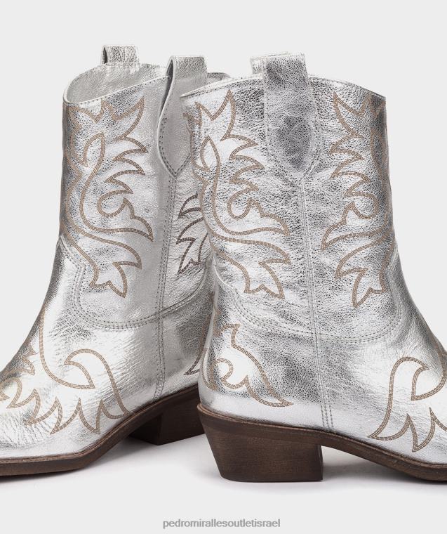 נשים Pedro Miralles פלטה מתכת קריסטל וירג'יניה מגפי קרסול FBRF4358