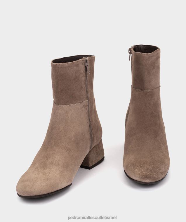 נשים Pedro Miralles מרמוטה קטיפה קורבה מגפי קרסול FBRF4373