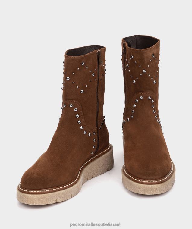 נשים Pedro Miralles טבקו קטיפה ג'יונה מגפי קרסול FBRF4376