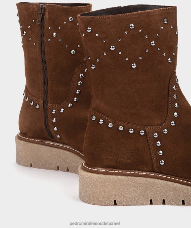 נשים Pedro Miralles טבקו קטיפה ג'יונה מגפי קרסול FBRF4376