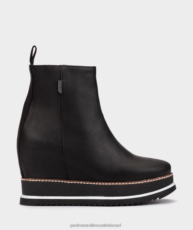 נשים Pedro Miralles מארס נאפה נגרו מוסקן מגפי קרסול FBRF4430