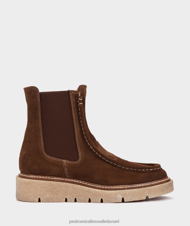 נשים Pedro Miralles טבקו קטיפה בריסטול מגפי קרסול FBRF4437