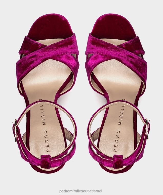 נשים Pedro Miralles פרמבוזה קטיפה מונפלייה סנדלי עקב FBRF443
