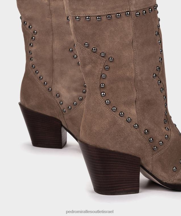 נשים Pedro Miralles מרמוטה קטיפה סן אנטוניו מגפיים FBRF4475