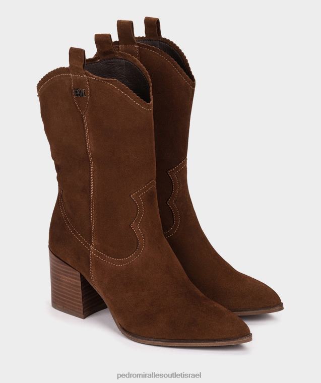 נשים Pedro Miralles טבקו קטיפה ארקנסו מגפיים FBRF4484