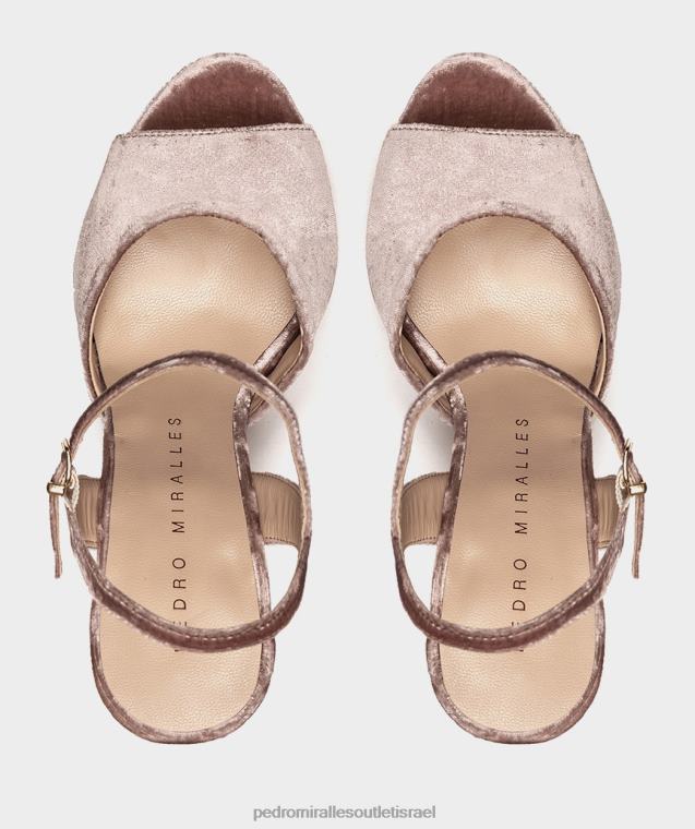 נשים Pedro Miralles עירום קטיפה ארדה סנדלי עקב FBRF450