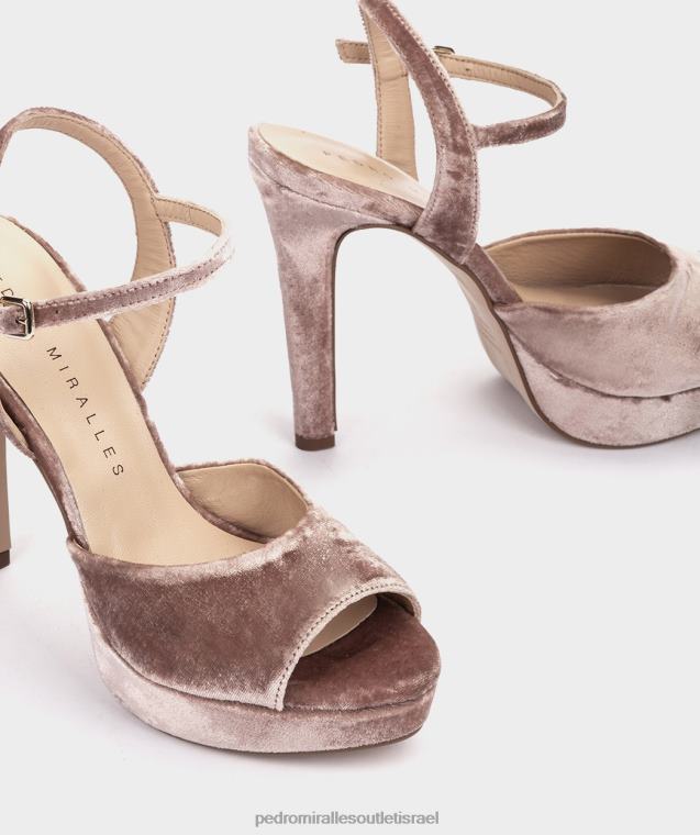 נשים Pedro Miralles עירום קטיפה ארדה סנדלי עקב FBRF450