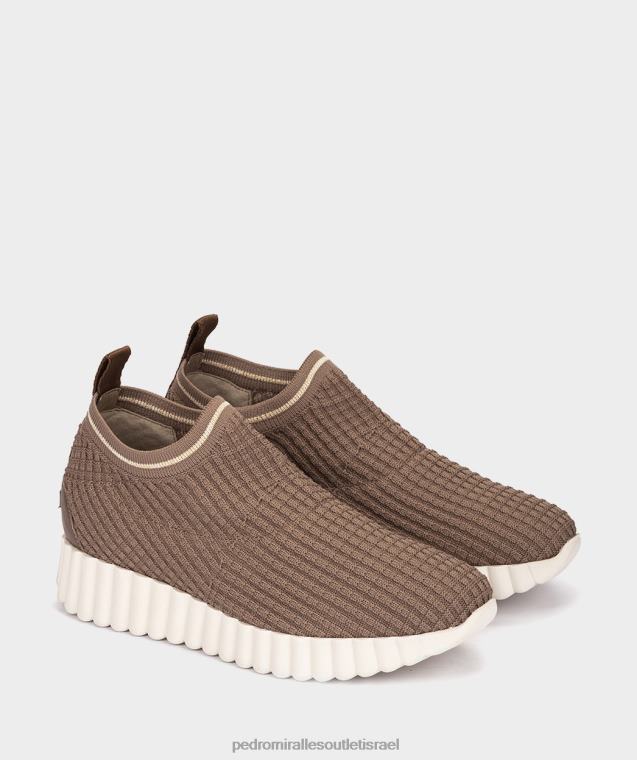 נשים Pedro Miralles גרב קצר בצבע חום סנטיאגו נעלי ספורט FBRF4536