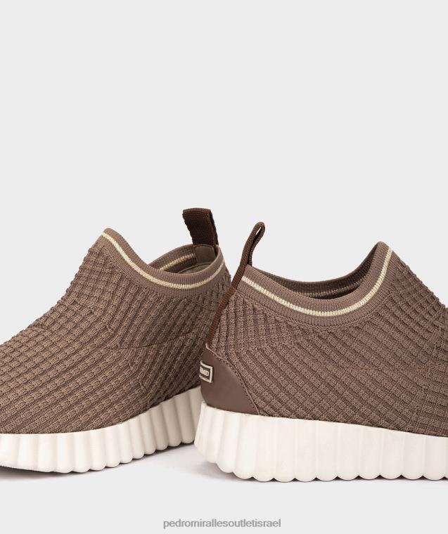 נשים Pedro Miralles גרב קצר בצבע חום סנטיאגו נעלי ספורט FBRF4536