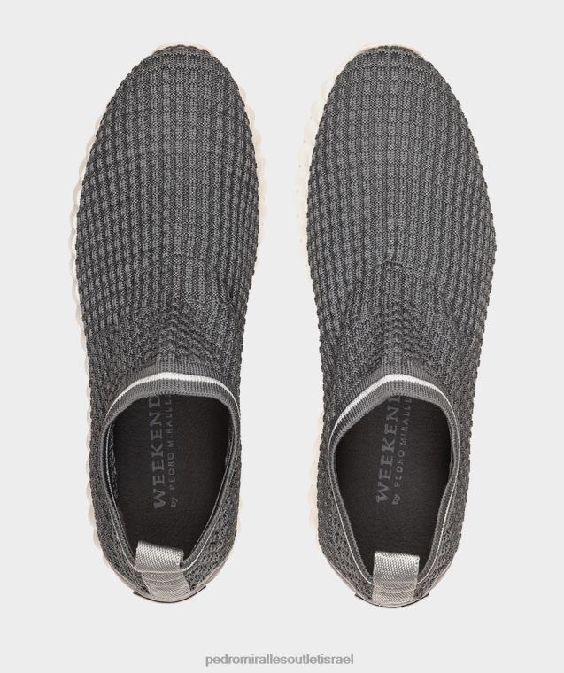 נשים Pedro Miralles גרב קצר גריס סנטיאגו נעלי ספורט FBRF4537