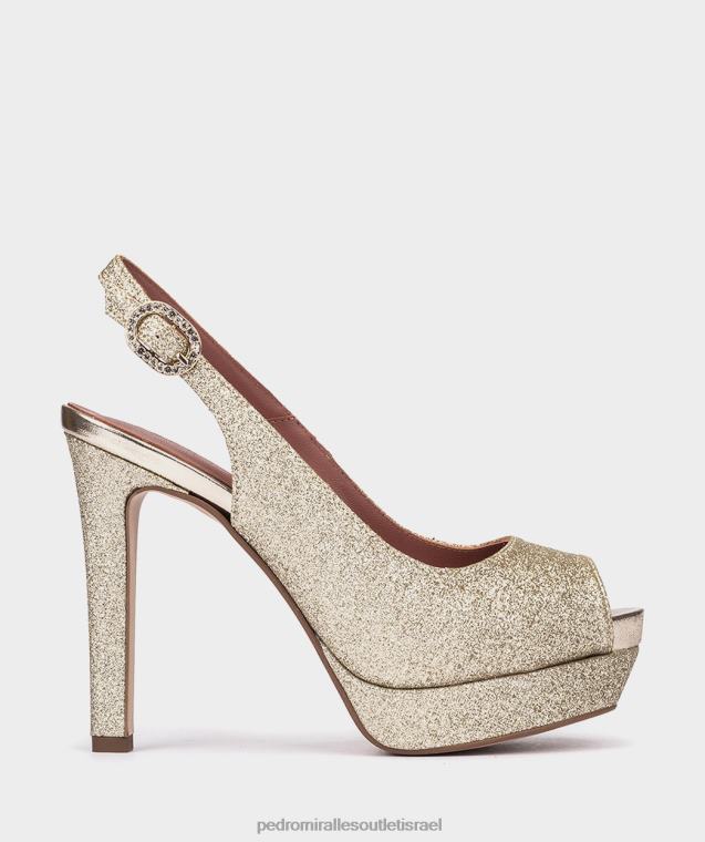 נשים Pedro Miralles סופר פלטינו בהיר ויצ'נזה סנדלי עקב FBRF483