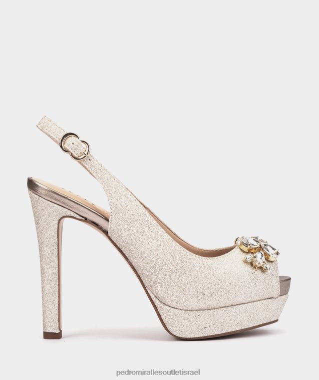 נשים Pedro Miralles שמפניה סופר בהירה ונציה סנדלי עקב FBRF486
