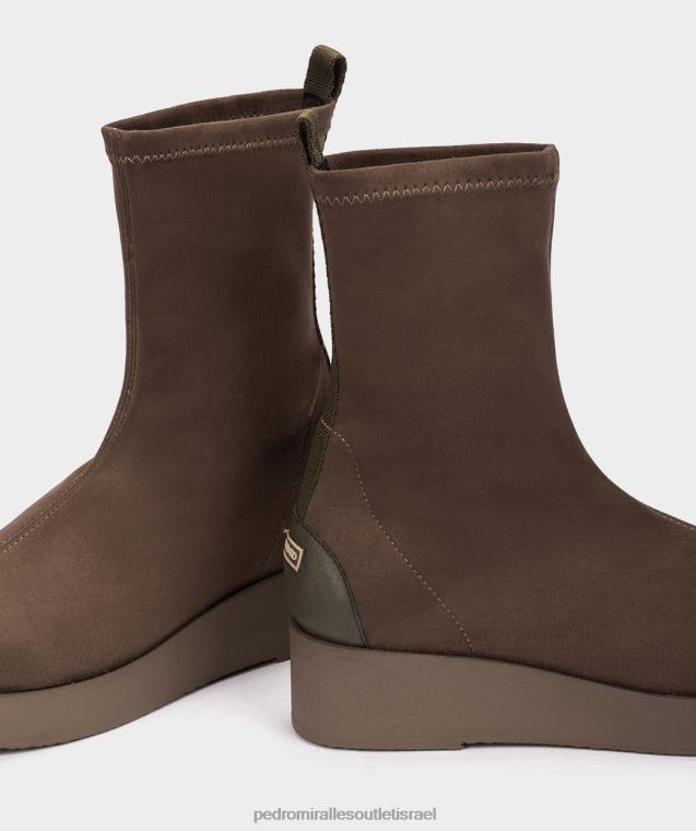 נשים Pedro Miralles ante strech kaki בוראנו מגפי קרסול FBRF4410