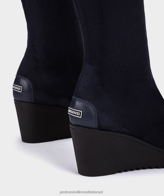 נשים Pedro Miralles ante strech navy גרזלמה מגפיים FBRF4518