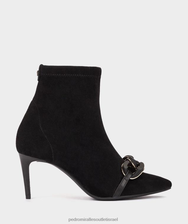 נשים Pedro Miralles ante strech negro פרסטון מגפי קרסול FBRF4325