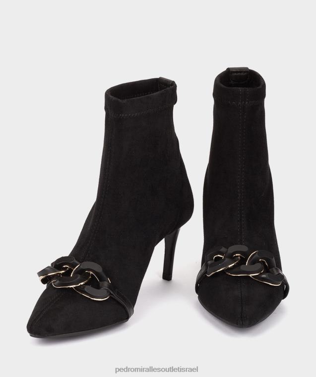 נשים Pedro Miralles ante strech negro פרסטון מגפי קרסול FBRF4325