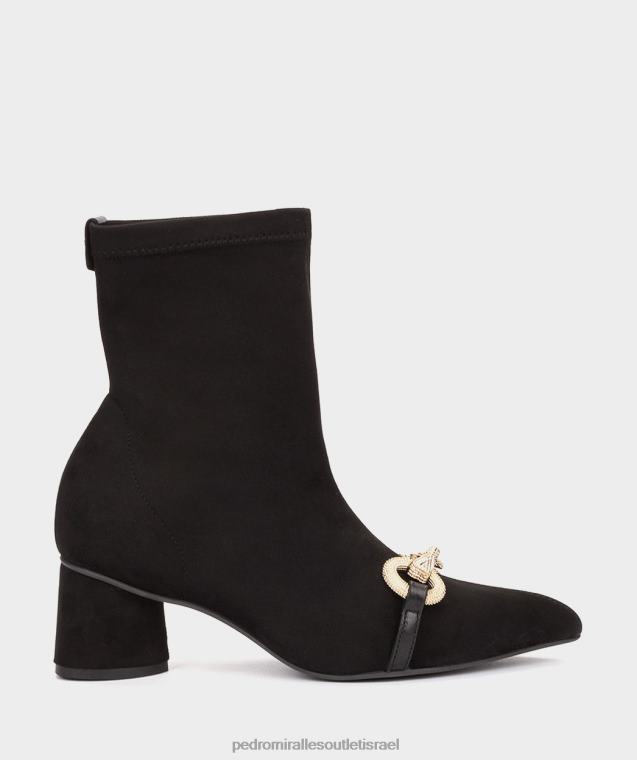 נשים Pedro Miralles ante strech negro טולה מגפי קרסול FBRF4327