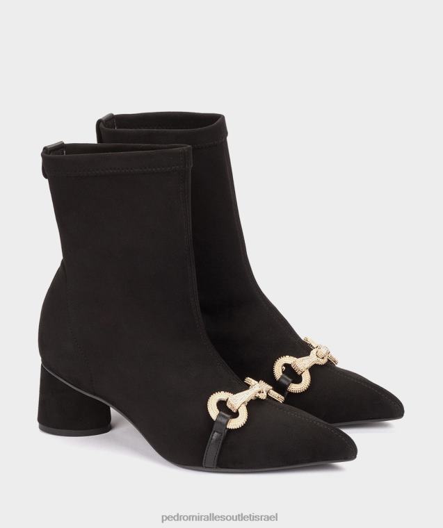 נשים Pedro Miralles ante strech negro טולה מגפי קרסול FBRF4327