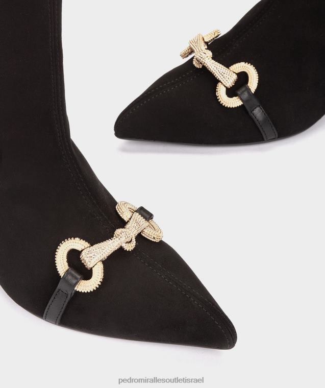 נשים Pedro Miralles ante strech negro טולה מגפי קרסול FBRF4327