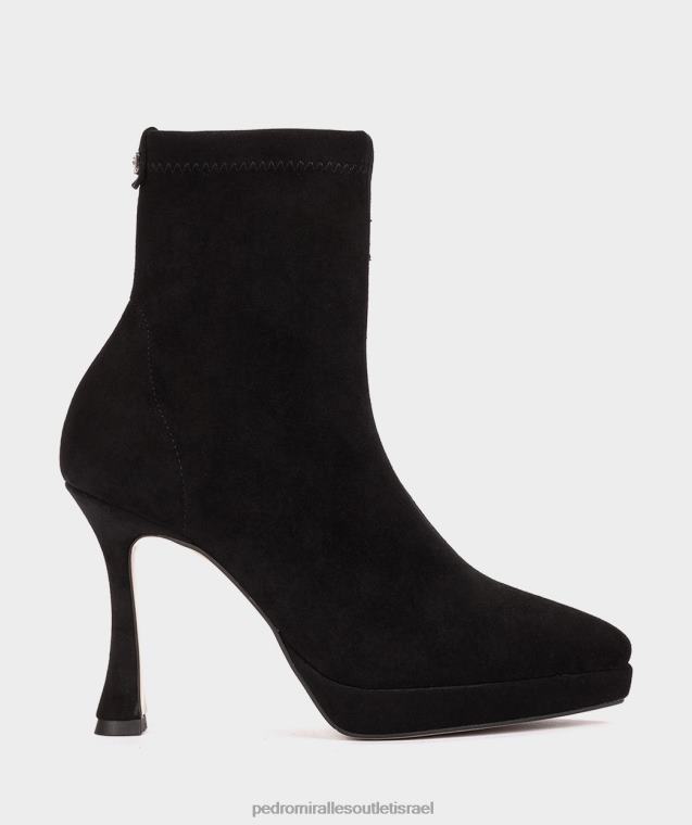 נשים Pedro Miralles ante strech negro שמש מגפי קרסול FBRF4370