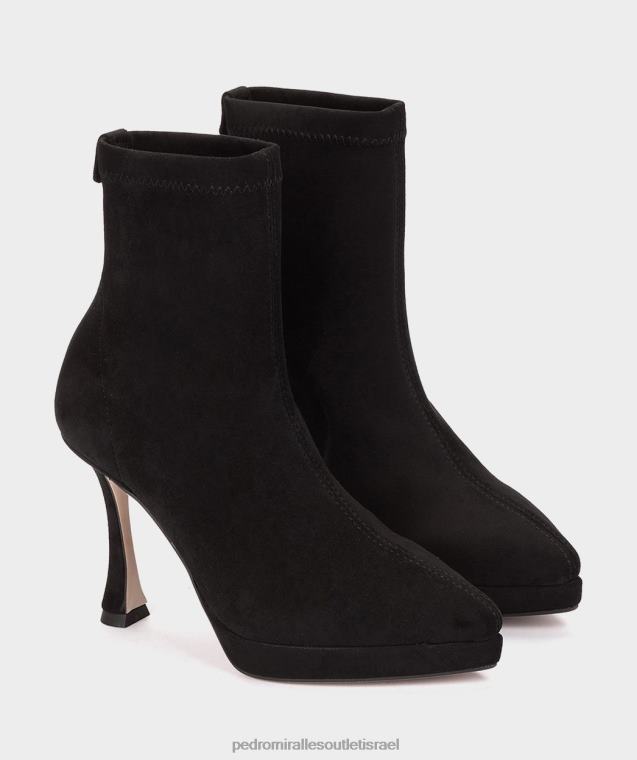 נשים Pedro Miralles ante strech negro שמש מגפי קרסול FBRF4370