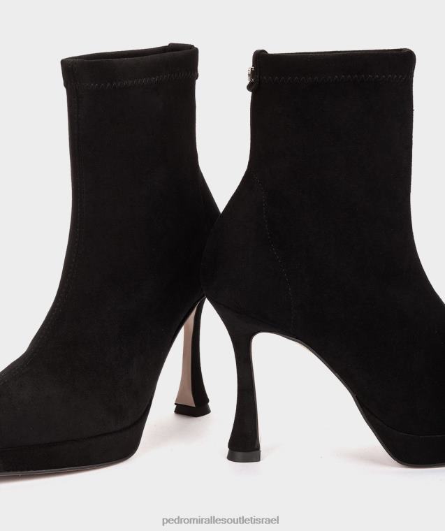 נשים Pedro Miralles ante strech negro שמש מגפי קרסול FBRF4370