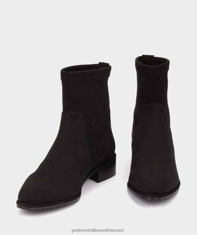 נשים Pedro Miralles ante strech negro אודסה מגפי קרסול FBRF4391