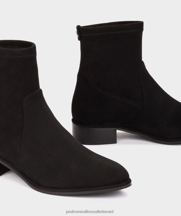 נשים Pedro Miralles ante strech negro אודסה מגפי קרסול FBRF4391