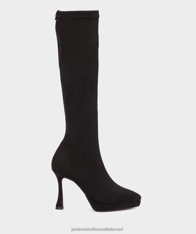 נשים Pedro Miralles ante strech negro אינגלים מגפיים FBRF4497