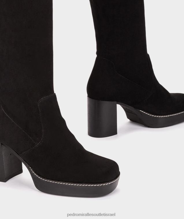 נשים Pedro Miralles ante strech negro basilea מגפיים FBRF4505