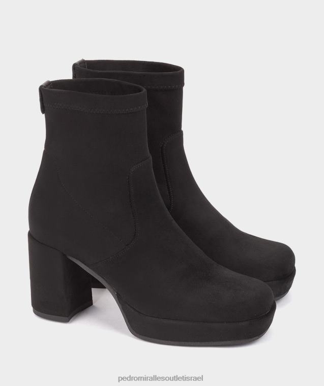 נשים Pedro Miralles ante strech negro montreux מגפי קרסול FBRF4420