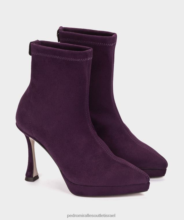 נשים Pedro Miralles ante strech prugna שמש מגפי קרסול FBRF4368